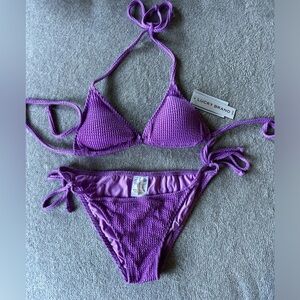 Lucky Brand swim purple bikini